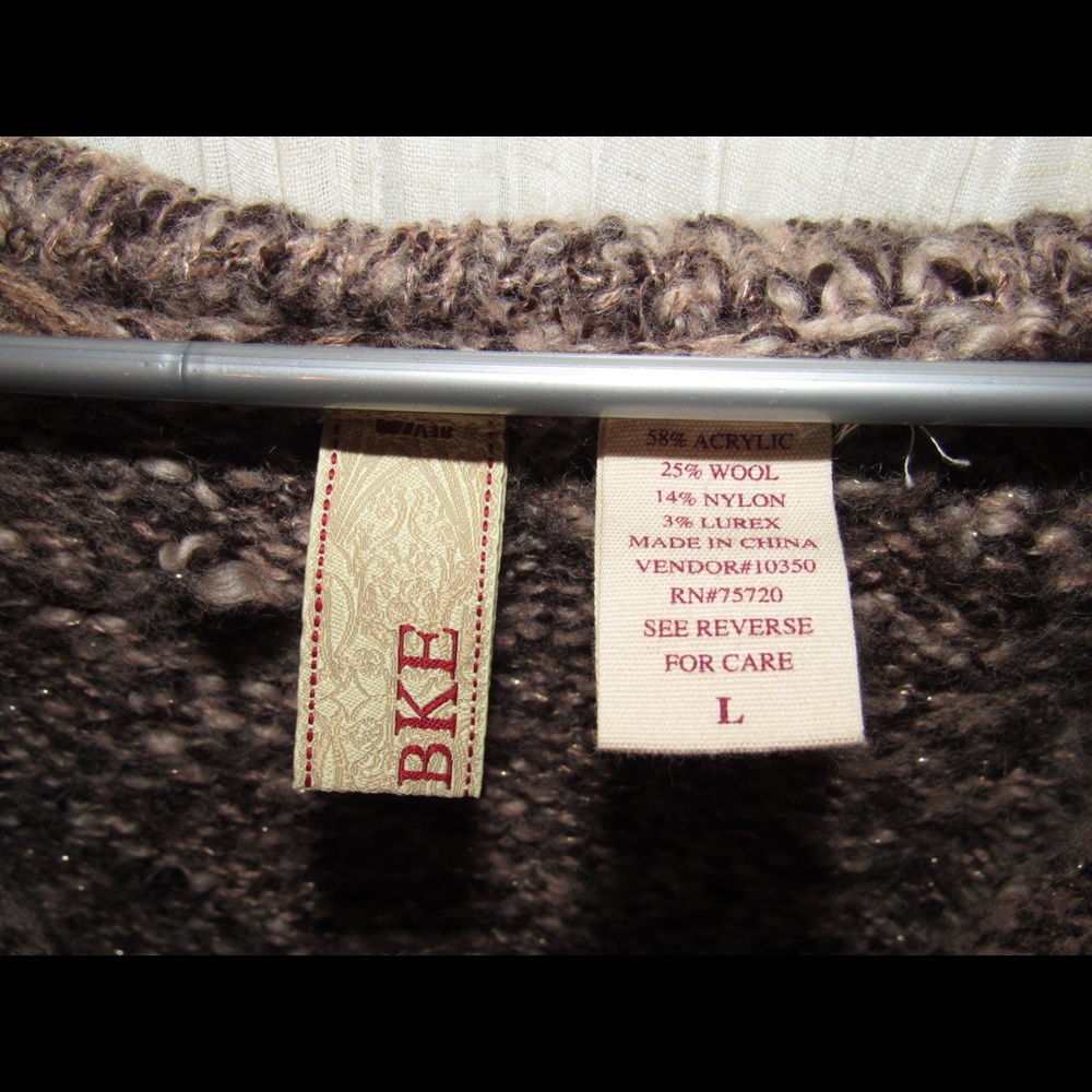 BKE Sweater Brown Multi, L - Picture 3 of 5
